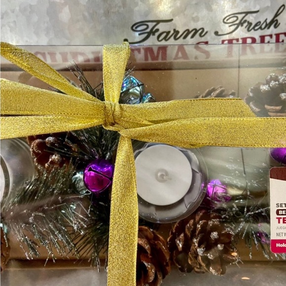 NEW* WINTER TEALIGHT CANDLE HOLDER SET - Picture 8 of 13